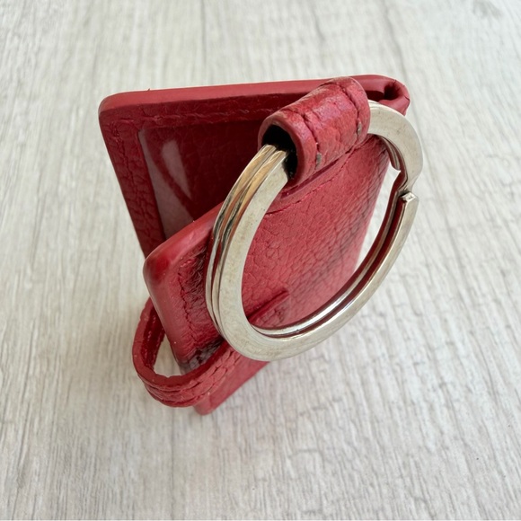 Coach Photo Frame Red Pebbled
Leather Keychain - Picture 6 of 6